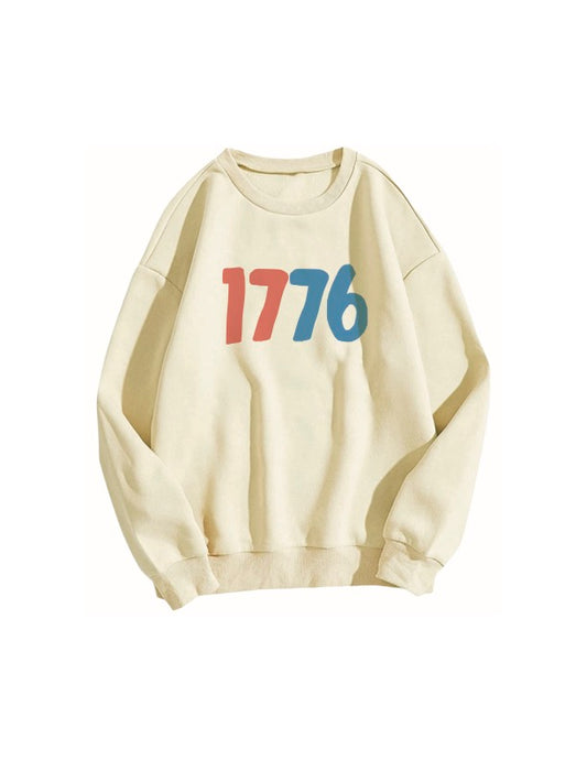 1776 USA retro adult crewneck sweatshirt