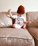 “Cries Wolf” Baby Onesie – Funny Infant Bodysuit