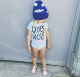 “Cries Wolf” Baby Onesie – Funny Infant Bodysuit