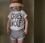 “Cries Wolf” Baby Onesie – Funny Infant Bodysuit
