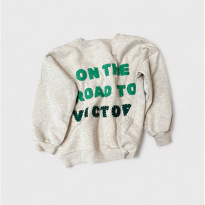 Toddler hand sewn Eagles crewneck