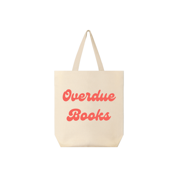 Overdue Books – Funny Canvas Tote Bag for Readers & Library Lovers