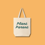 Plant Parent Canvas Tote Bag – Funny Eco-Friendly Tote for Gardeners & Plant Lovers