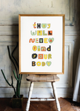 They Will Never Find Your Body / Funny Dark Humor Wall Art Print