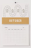 Undated Reading Trackers Calendar – Fill-In-The-Blank Months | Bookish Wall Calendar | Reading Trackers | Gift for Bookworms