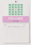 Undated Bookish Reading Challenge Calendar – Monthly Reading Prompts | Fill-In Calendar | Cozy Gift for Readers | Book Tracker