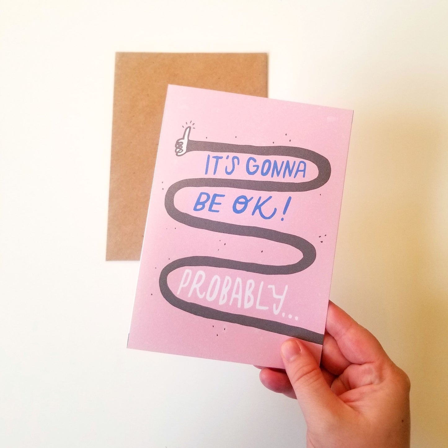 Everything's going to be ok greeting card