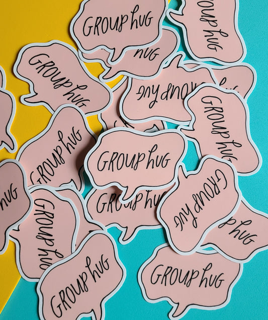 Group Hug Sticker