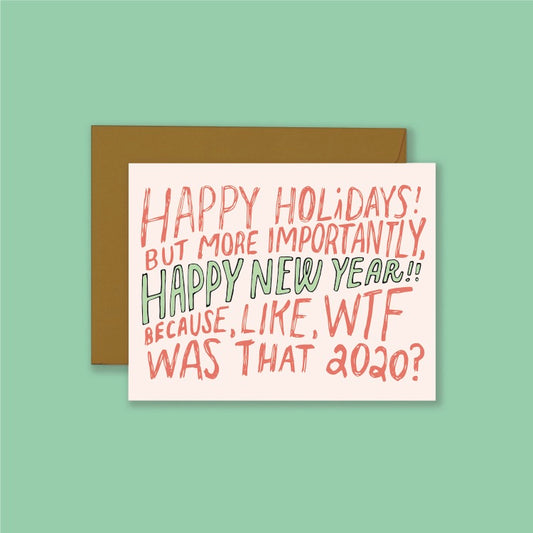 Happy New Year Holiday Card