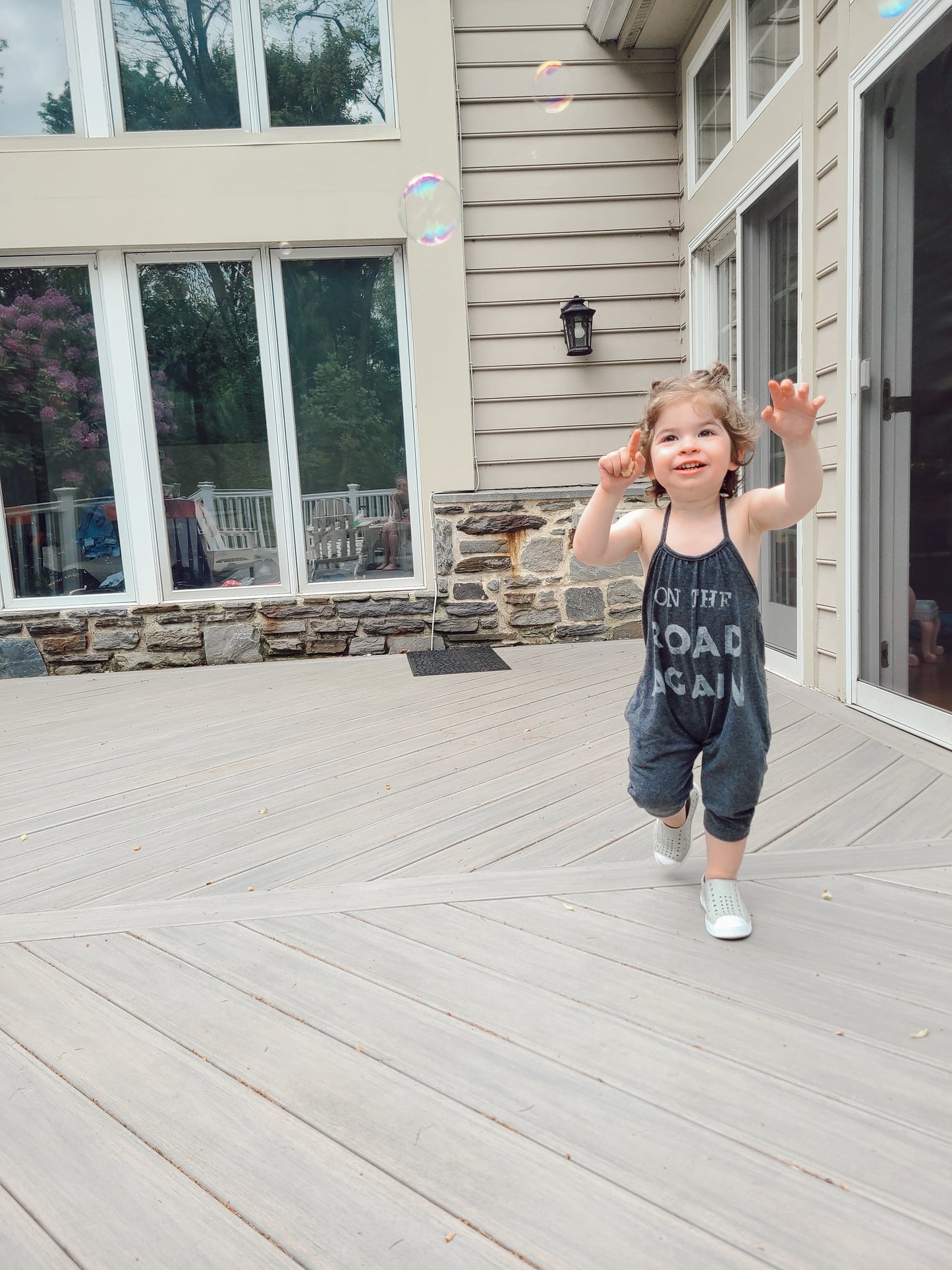 On the Road Again toddler Romper